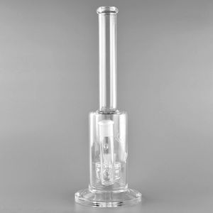 JM Flow Hookah Sci Fat Can Barrel Perc Tube Bong Glass Water Pipe Recycler