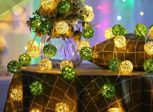 Battery Plug In Fairy Light 10 Ball LED String Light Patio Chain Night Garland Christmas Light Kids Luminaria Decoration Garland