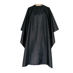 Professional waterproof tough nylon hair shawls hairdcut cape 59inch x 55inch black cape with a snap closure