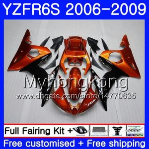 Yamaha YZF R6 S R 6SライトオレンジフレームYZF600 YZFR6S 06 07 08 08 09 09 09 09 231Hm.24 YZF-600 YZF R6S YZF-R6S 2006 2007 2008 2009 2009フェアリングキット