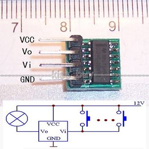 Freeshipping 1500mA Flip-Flop Latch Switch Circuit Module Bistable Multivibrator Module 12V 9V 3.6V