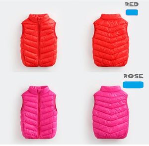 Fashion baby warm down jack winter warm boys girls down vests kids ultralight cotton Waistcoats korean style children jackets coat