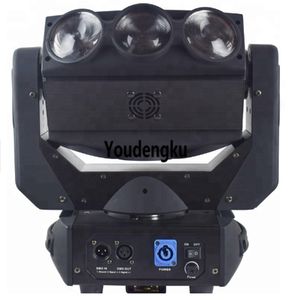 10個9ピース9ピース10W RGBW 4in1 DMX LEDの移動ヘッドライト移動ヘッドエンドレスLED洗浄ビームの移動ヘッド