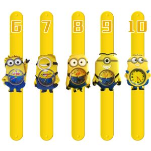 3D Cartoon Watches Wholesales Slap Watch Boys Silicone Clap Wristwatch Baby Girls Boys Kids Watches