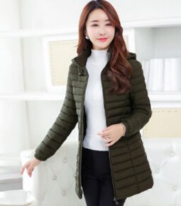 Womens Long Down Jackets Winter Warm Slim Fit Parkas Outerwear Coats