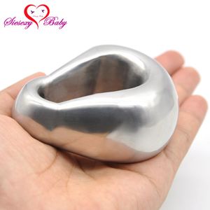 A335 Stainless Steel 500g weight Heavy Penis Ring Sex Toys for Men Cock Ring Penis Sleeve Male Chastity Device Cockring for men Y18110302