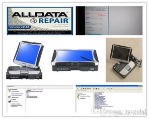 Wholesale windows diagnostic resale online - newest alldata repair tool all data car and truck diagnostic with computer cf19 toucg screen hdd tb windows