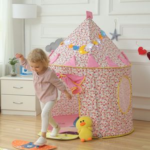 Tendas crian￧as princesas pr￭ncipe castelo tendas para descanso crian￧as jogam house ball pit tune enfant game tenda ao ar livre brinquedo