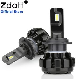 Zdatt 2Pcs Super Brgiht Auto Ha Condotto La Luce H1 H7 Ha Condotto La Lampadina H8 H9 H11 9005 HB3 Fari Canbus 100W 12000LM 12V Automobili