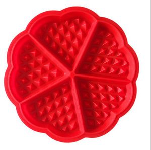 Stampo per torta a forma di cuore Stampo per muffin in silicone creativo Stampo per waffle Strumenti da forno Strumenti per pasticceria da forno Stampo in silicone