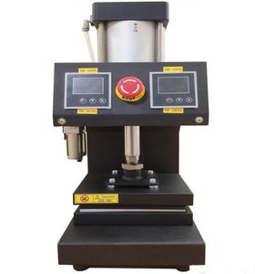 8" x 6" Pneumatic Rosin Heat Press Transfer Machines Dual Element Heating Solventless 5000PSI NEW