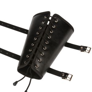 Bondage Soft Leather Arm Binder Bondage Hand Cuffs Restraint Slave Fetish Sex toy Kit #T89