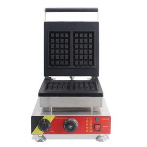 Großhandel NP-514 Quadratische Waffelmaschine, kommerzielle Waffelmaschine für Brothaus, kleine Kuchenmaschine elektrisch