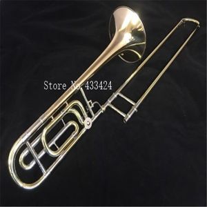 42G Bb Tenor Variable Tone Trombone Instrument PROFESSIONAL F Trigger VINTAGE Phosphor Bronze Musical Instruments Fashion