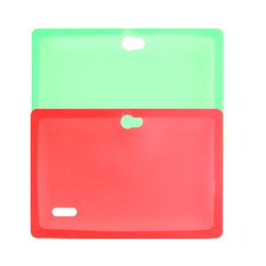 Capa de caso de silicone colorido para Q8 Q88 com Flash Light Lanterna A33 Quad-Core Android 4.4 Tablet PC 7 polegadas Shell Protetor