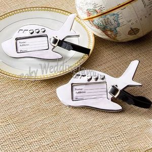 36 sztuk Airplane Bagaż Tag Bridal Prysznic Podróż Temat Wedding Party Favors Anniversary Promocja Promocja Prezenty Prezenty Urodzinowe Prezenty