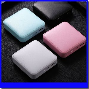 6000mAh Power Bank with USB Port Customizable LOGOFor iPhone Samsung Xiaomi External Battery Portable Phone Charger