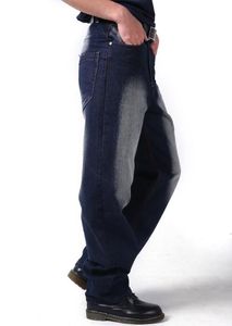 New Men jeans Loose Plus Size 44 46 Men's Denim Long Pants Baggy Trousers Autumn Winter Jeans Mens Clothing Bottoms