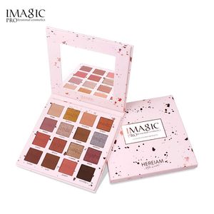 DROP navio IMAGIC 16 Cores Paleta Da Sombra de Olhos Shimmer Moda Fosco Maquiagem Paleta Da Sombra de Alta Qualidade Completa Sombra