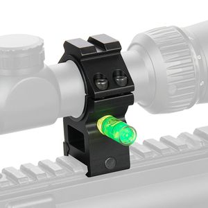 Rifle Ring Scope Mount Svart Färgdiameter 1In eller 1.18INCH med bubbelnivå Passar 21,2 mm CL24-0206