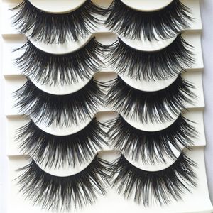False Eyelashes Fashion 5 Pairs 20 Styles Black Colorful Beauty Thick Makeup Long Nautral Handmade Eye Lashes Extension Stage