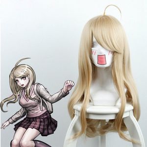 Anime Akamatsu Kaede Cosplay Wig Long Blonde Danganronpa V3:Killing Harmony