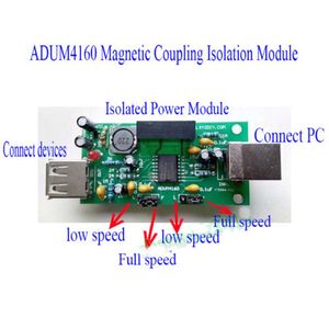 Placa de Proteção Isolador USB Freeshipping Magnetic Acoplamento Isolamento Módulo ADUM4160 CNC