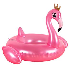 Flamingo-Rohrfloß großhandel-Aufblasbarer Flamingo Schwimmen Float Röhre Raft Erwachsene Kinder Riesige Pool x cm