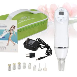 110-220V Diamond Blackhead Vakuum Sug Ta bort Scars Acne Marks Face Beauty Device Dermabrasion Microdermabrasion Hemanvändning