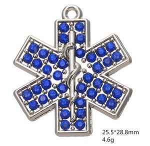 5 x Plata Tibetana mensaje de alerta médica diabéticos 28 mm encantos colgantes de perlas
