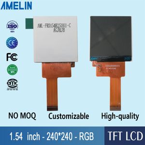 Esposizione del modulo dell'affissione a cristalli liquidi di 240 * 240 di 1.54 pollici TFT con l'esposizione dell'interfaccia di RGB per l'orologio astuto quadrato