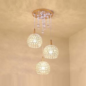 Modern Crystal Dining Room Ceiling Pendant Lamps Rectangle Top Restaurant Pendant Light Golden Silver Cup Bar Counter Hanging Lights