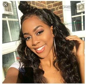 Body Wave HD Lace Frontal Wig Pre Plocked 180% 250% Densitet 360 Front Human Hair Wigs för Black Women 16Inch Diva1