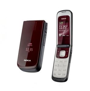 Desbloqueado original nokia 2720 recondicionado celular 1.3 MP 2G rede GSM 900/1800 telefone celular