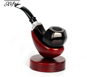 Diamond shaped ebony manual cigarette bending filter cigarette holder