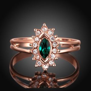 女性男性リングファッションブランドの婚約結婚指輪ダイヤモンドスワロフスキークリスタル18Kゴールドメッキウェディングダイヤモンドリング