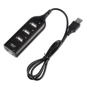 1 till 4 portar USB Hub Laddare + Synkronisera Charing Cable 480mPbps Höghastighets splitteradapter Delningsbrytare för telefon PC-bärbar dator