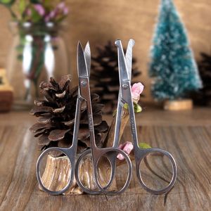 Other Makeup Wholesale Eyebrow Scissors Magic Stainless Steel Beauty Nose Hair Pointed Round Head Tool