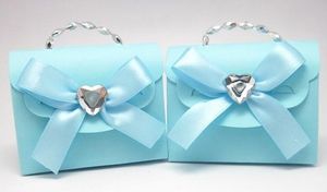 Hand bags with chain wedding favors boxes holders candy chocolate box party favor bag favours gift boxes