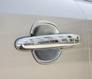 Yüksek kalitede 8pcs araba kapı kolu dekorasyon koruma çamurluk Hyundai Tucson 2006-2014 için + 4 adet kapı kolu kase kapağı