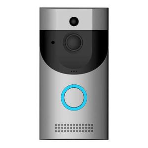 WiFi video dörrklamkamera intercom system trådlöst hem ip dörr klocka telefon chime w / pir full duplex iOS Android batteri drivs