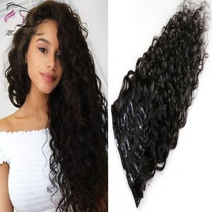 8A 7Pcs 120G/Set Natural Wave 8-30inch Real Brazilian Remy Human Hair Full Set Clip In Hair Extensions