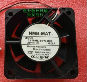 NMB 2410ML-05W-B39 6025 24V 60*60*25 three line fan belt detection alarm function