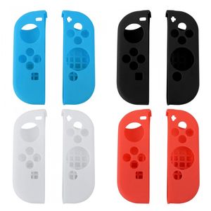 Skins de tampa macia de silicone de silicone para nintendo switch ns nx para controlador de joy-con 50set / lote