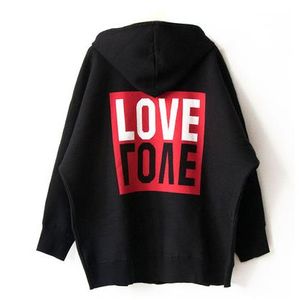 2018 France Love Detail Long Sleeves Crewneck Lady Sweatshirts Women Hoodie Jacket Coat MSO15 Fall Autumn