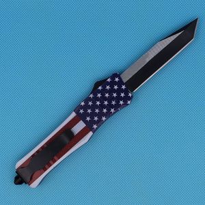 9,4 Zoll A161 Taktisches Messer 440C Single Edge Tanto Feine schwarze Klinge EDC Taschenmesser Survival Gearz