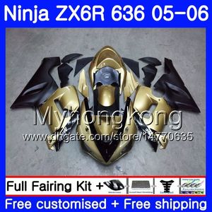 Wholesale zx6r tank for sale - Group buy Body gold Tank For KAWASAKI ZX ZX R CC R ZX636 HM ZX6R champagne blk ZX600 ZX ZX R Fairings