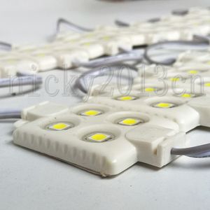 Super Bright 12V 5050 LED -modul Lätt flexibel strip lamptejp 4LEDS Injektion ABS IP65 Vattentät för främre fönsterkanalbrevskylt