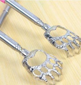 500pcs hot Cute Massager Adjustable Stainless Back Scratcher Ultimate Extendable To 23''With Bottle Opener