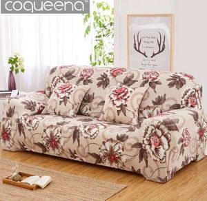 Floral Pattern Elastic Stretch Universal Sofa Covers Sectional Throw Couch Corner Cover Cases for Furniture Armchairs Home Decor